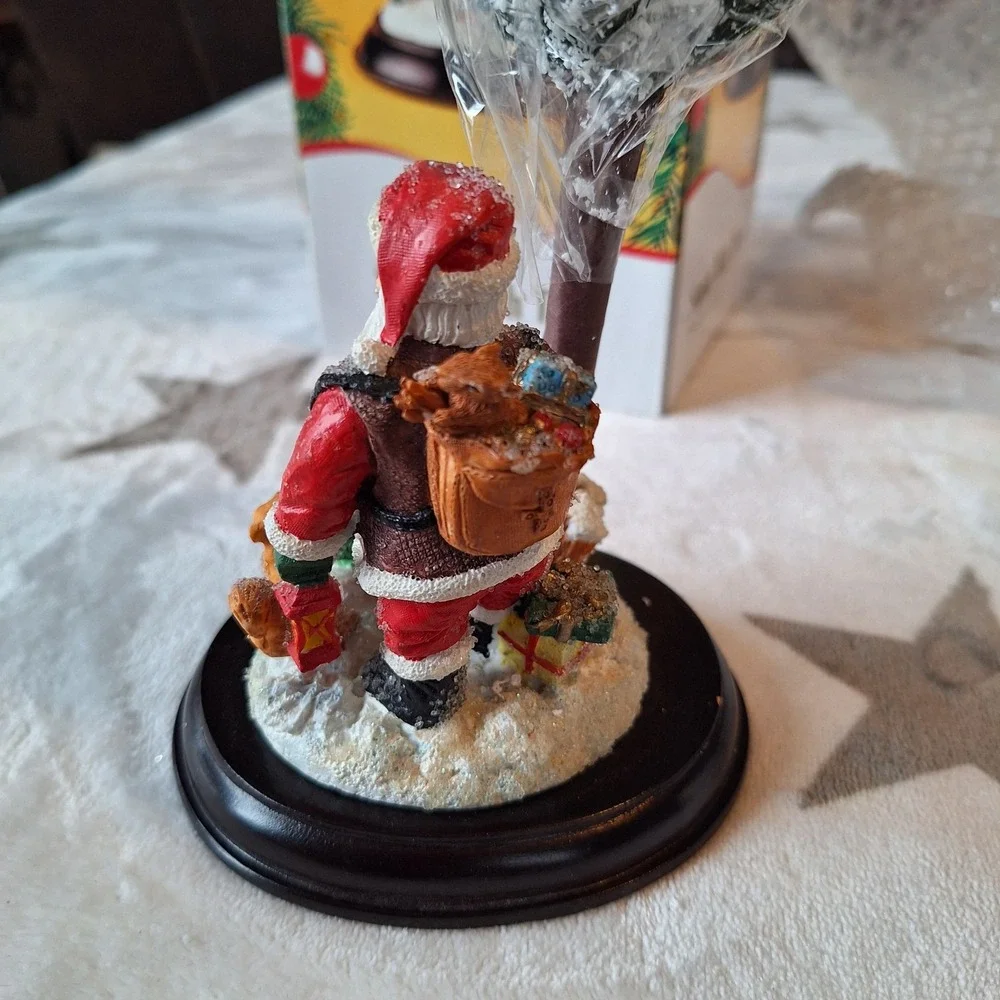 Vintage JC Penny Santa With Tree 13